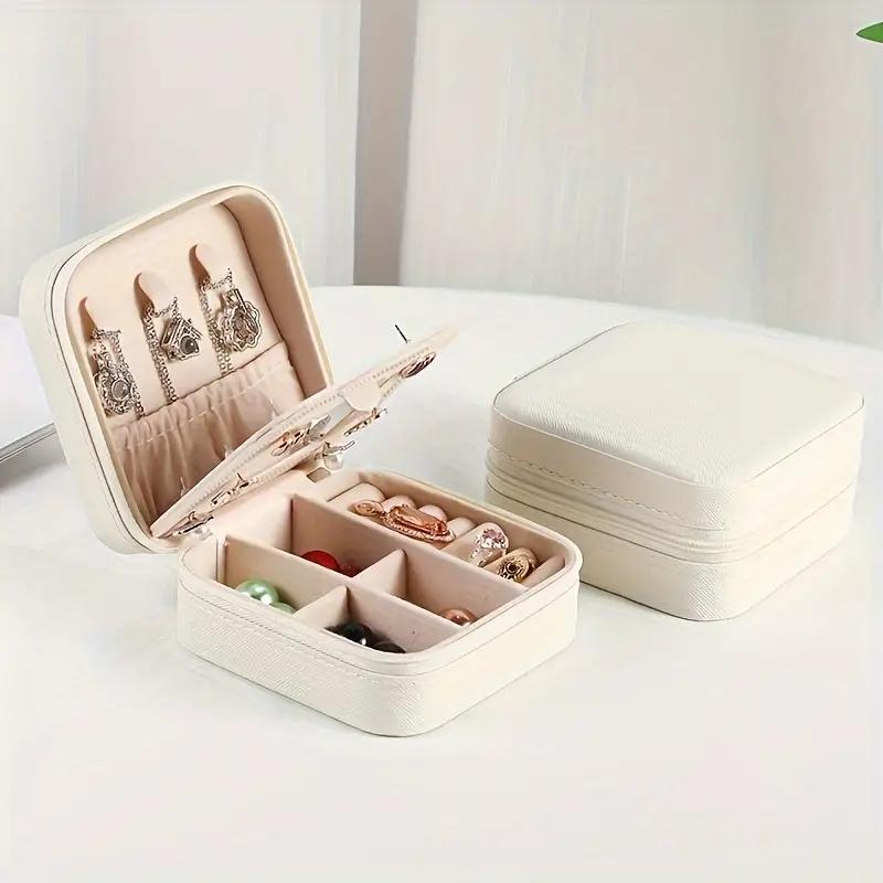 Подарочная коробка для хранения ювелирных изделий, шкатулка для драгоценностей, серьги, ожерелье, кольцо, органайзер для ювелирных изделий, коробка для макияжа, органайзер для хранения косметики
