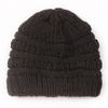 New children's knitted hats, autumn and winter warm candy-colored baby boys and girls baby wool hats