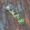 Tsavorite Gemstone Handmade Solid 925 Sterling Silver Jewelry Подвеска для нее