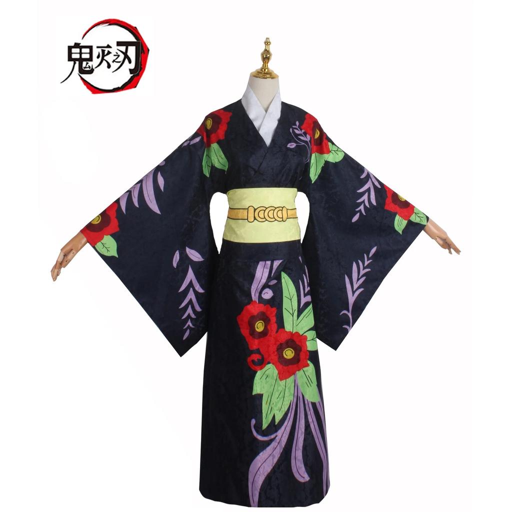Аниме комиксов Demon Slayer Kimetsu no Yaiba Косплей Костюм Тамайо Кимоно Костюмы для косплея