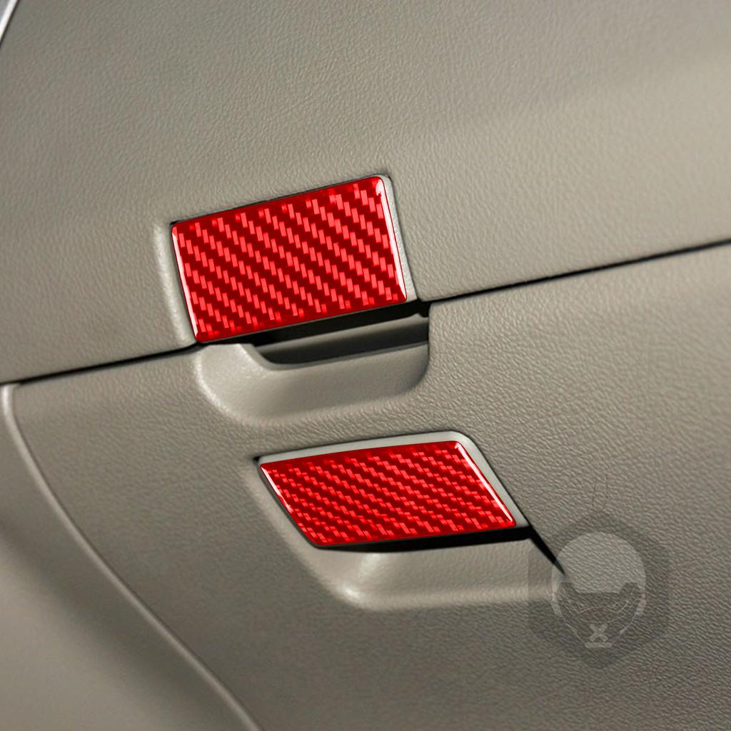 Для Toyota Corolla 2007 2008 2009 2010 2011 2012 2013 аксессуары из углеродного волокна внутренний ящик для хранения Codriver ручка накладка наклейка