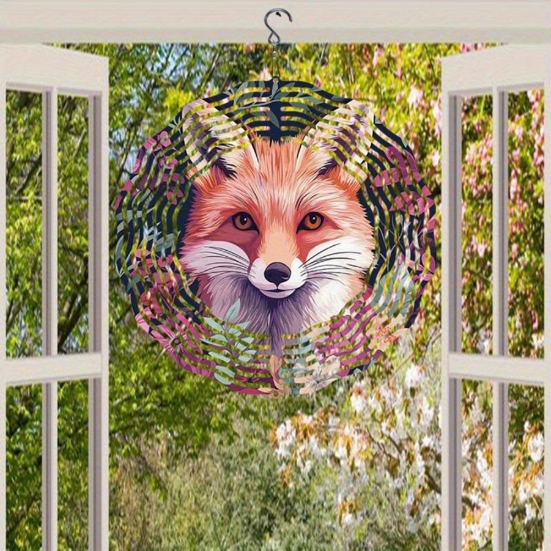 10-дюймовый подвесной ветряной спиннер с крючком на 360 градусов для декора балкона и сада, весенне-летнее уличное украшение