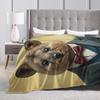 The Dapper Animals  Blanket Quality Warm Soft  Throw Blanket Autumn Girls Boys Couch Chair Fluffy Bedspread