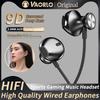 DAC Digital Chip Wired Earphones 3.5MM AUX/Type-C 9D HIFI Heavy Bass Surround Stereo Sound In-Ear Headsets For Samsung Android iPhone 15/16