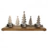 Metal and Wood 3 Tealight Holder