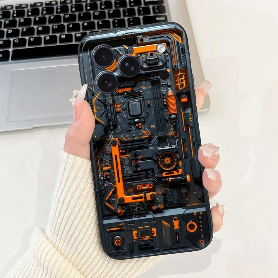 Для iPhone 17 Pro Max 17Pro Модный Чехол для Телефона с Рисунком Пляж Сумерек Для iPhone17 Pro 17ProMax Мягкие Силиконовые Чехлы Бамперы