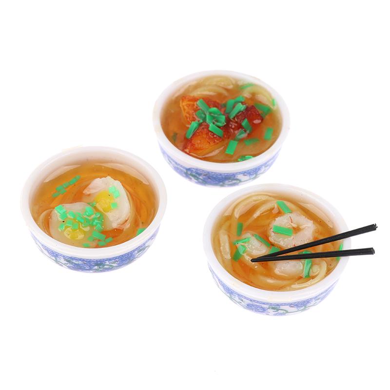 1 шт. кукольный домик миниатюра радом миска с палочками для еды игрушки декор аксессуары