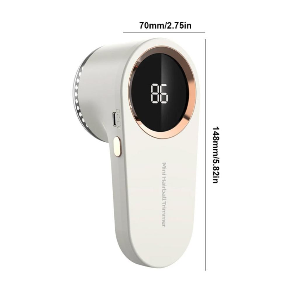 LED Display Fabric Shaver Rechargeable Electric Lint Shaver Pill Remover  Fabric Maintenance