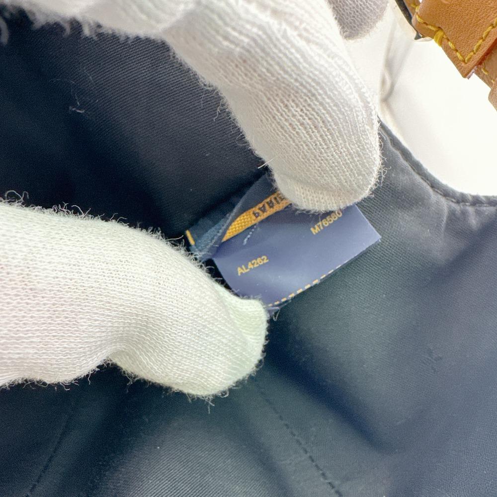 Louis Vuitton M76985 кожаная кепка с монограммой Shadow черная кожа Б/у