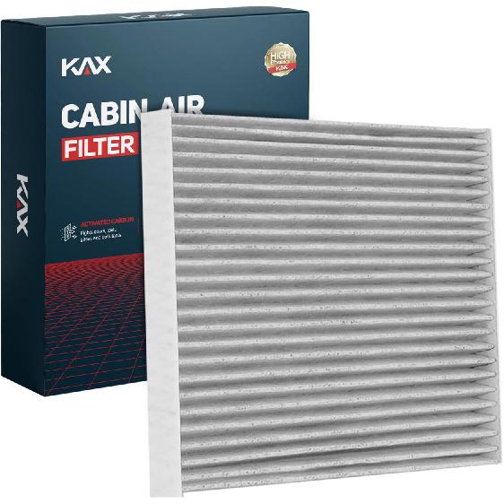 KAX Premium Cabin Air Filter with Dual Active Carbon, CF10550 Replacement for Nissan Rogue 2008-2013, Rogue Select 2014-2015, Sentra 2007-2012,
