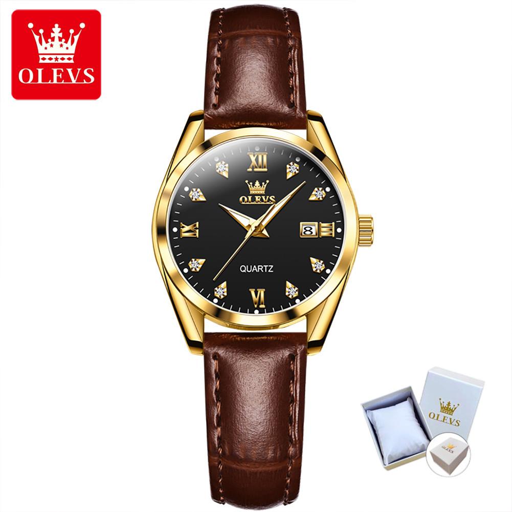 OLEVS Новые женские часы. Элегантные, модные и интеллектуальные водонепроницаемые светящиеся высококачественные часы.