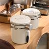 Coffee Beans Storage Tea Coffee Sugar Storage Jars Hermetic Pots Airtight Food Containers Stainless Steel Container Kitchen Pot