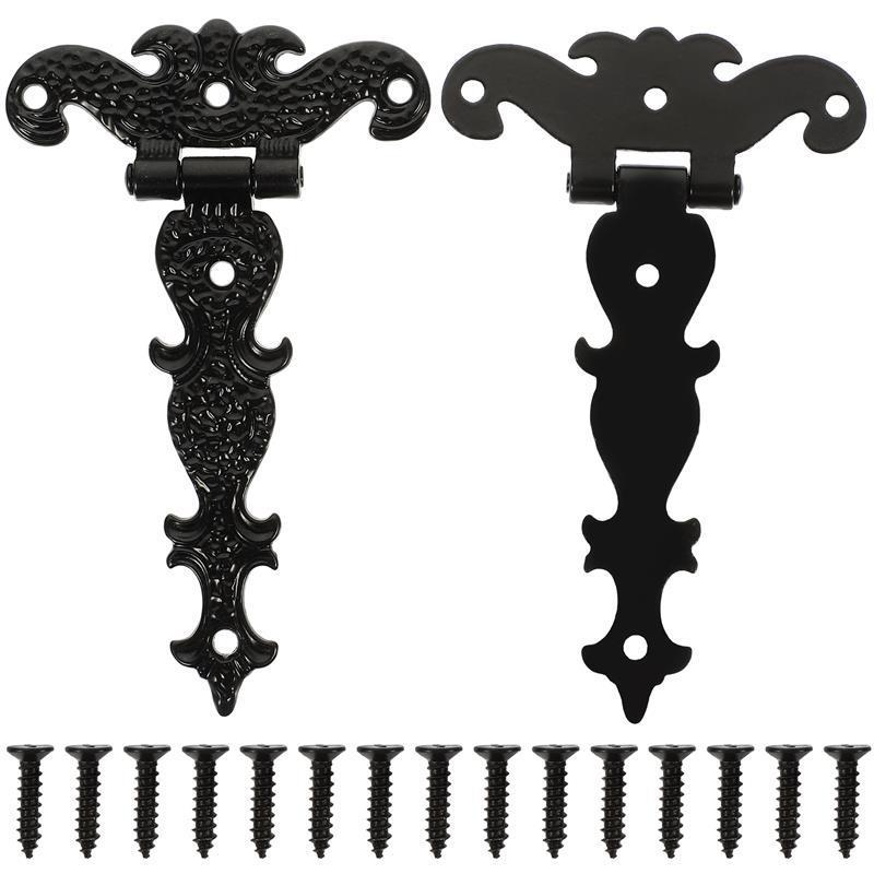 2 шт. Сверхпрочные петли для ворот, складных дверей, петли для сарая, сверхпрочные петли для деревянных ворот, ретро, для улицы, для амбарных дверей, складных дверей