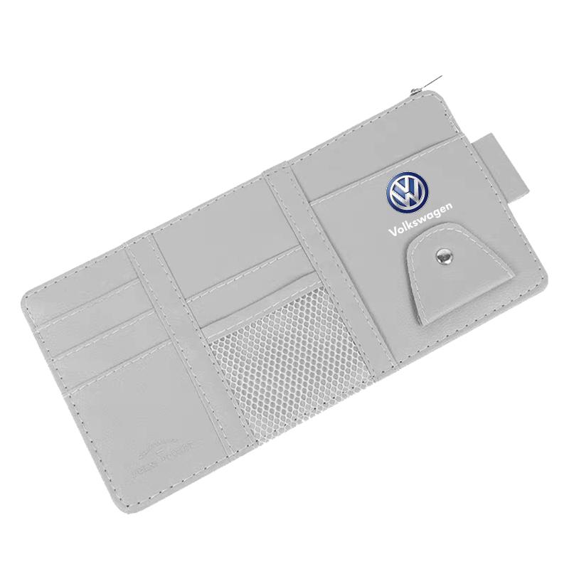 Car Sun Visor Point Type Multi-function Storage Bag Car Accessories For Volkswagen Lavida POLO Tiguan Passat Golf EOS Scirocco Jetta Bora