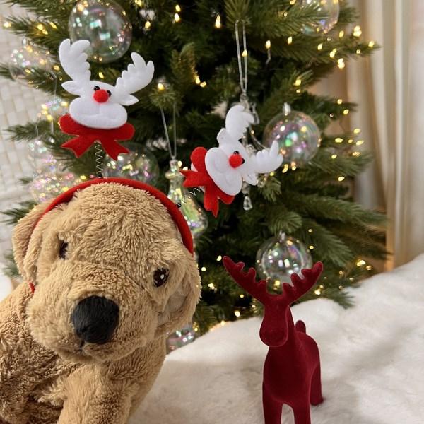 Christmas Spring Headband 4-piece Set Product Santa Rudolph Bear Snowman Life Four Cuts Props Party Hairband