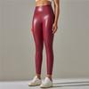 Nessaj Леггинсы из искусственной кожи, женские зимние теплые кожаные брюки, брюки для спортзала и фитнеса