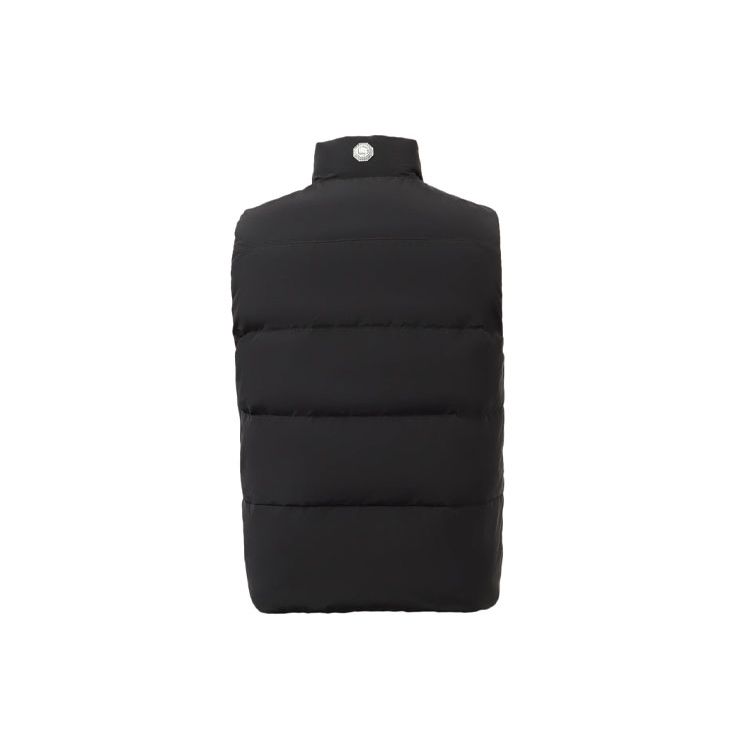 Li Ning Badfive Color Block теплый жилет с воротником-стойкой, мужские жилеты, черный AMRR011-3
