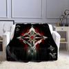 Playing card printing flannel blanket thermal blanket soft and comfortable home blanket universal in all seasons