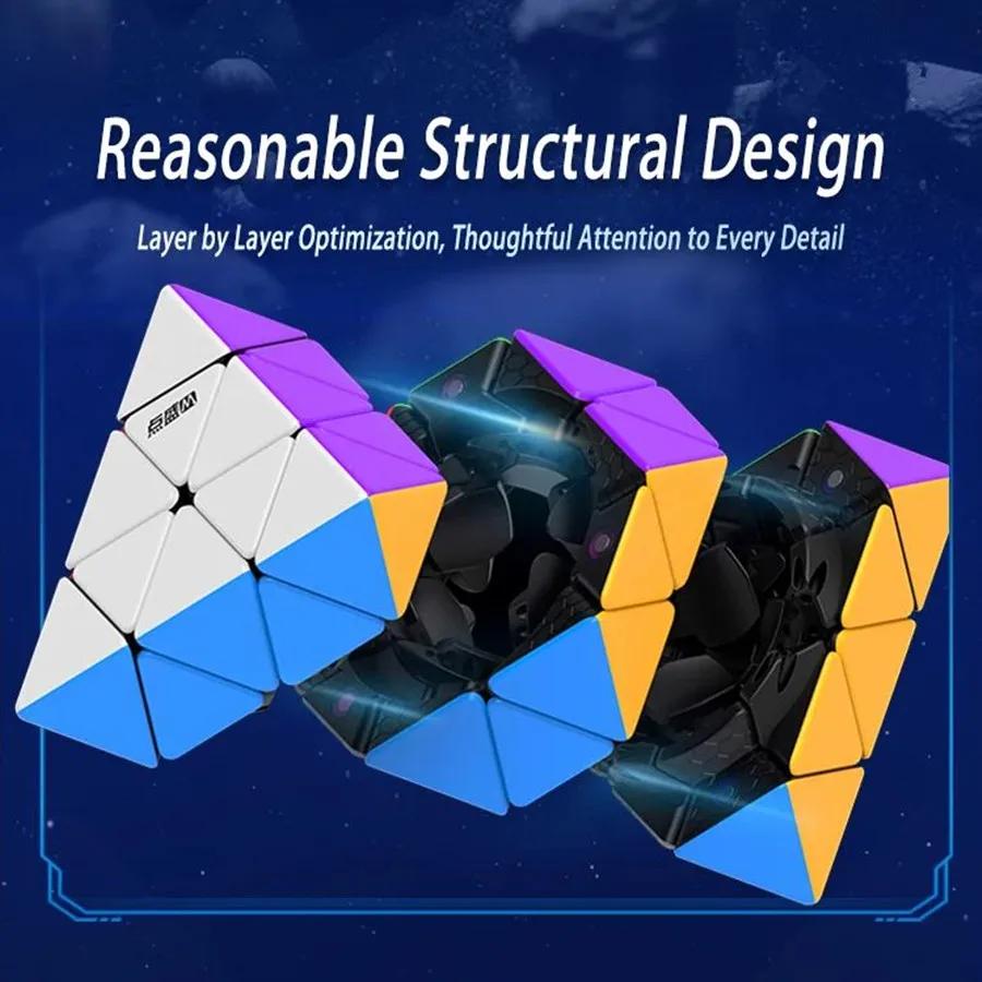 DSheng Fto вращающийся октаэдр Магнитный волшебный куб без наклеек развивающие игрушки для детей Cubo Magico Toys
