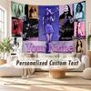 Custom Name Wall Hanging Tapestry,Olivia Rodrigo Decorative Backdrop Tapestry For Dorm Home