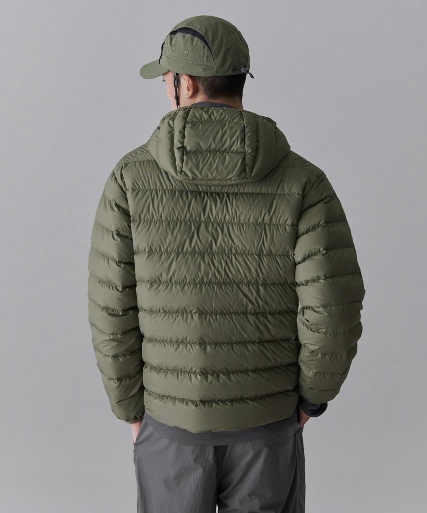 Musinsa Standard [City Leisure] Hooded Light Down Jacket [Khaki]