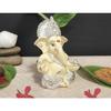 Silver Plated Ganesha Idol Silver Chandan Ganesh Idol For Car Dashboard Ganesha Murti Ganpati Idol For Home Decor