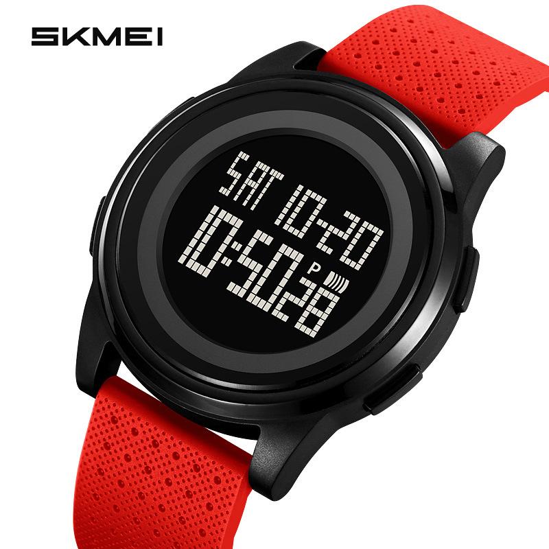 Moment Beauty Fashion Ультратонкие электронные часы Многофункциональные простые часы Мужские студенческие трендовые спортивные водонепроницаемые электронные часы