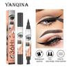 Подводка для глаз YANQINA Seal Водостойкая, не размазанная, двусторонняя подводка для глаз