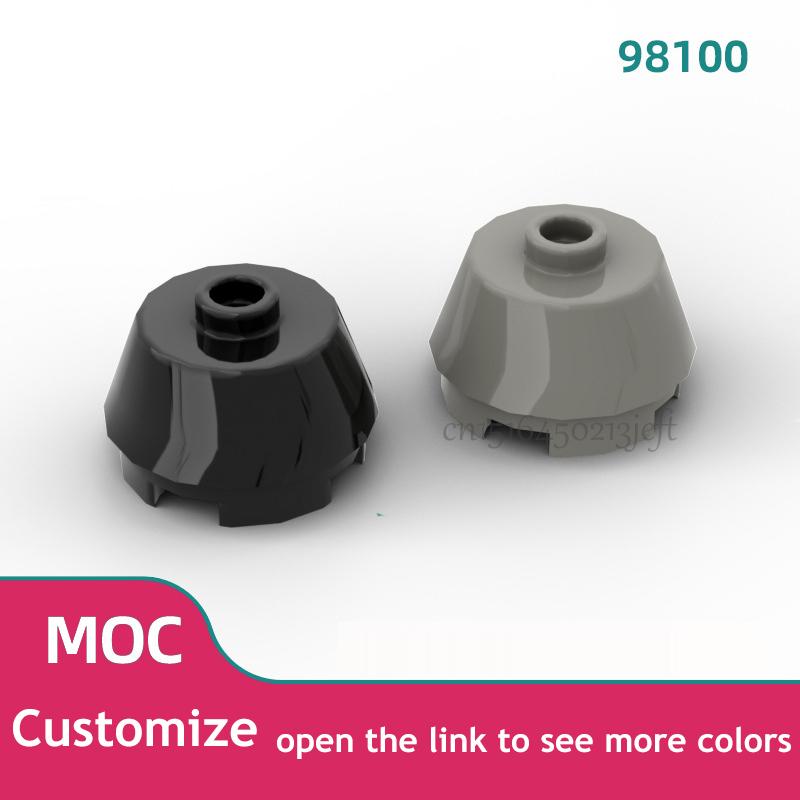110 шт. Детали MOC 98100 Кирпич Круглый 2 x 2 Усеченный конус Совместимые Кирпичи DIY Сборка Строительные Блоки Частица Детская Мозговая Игрушка