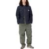 Carhartt WIP Однотонная куртка с воротником на пуговицах Мужские куртки I015261-B89-01