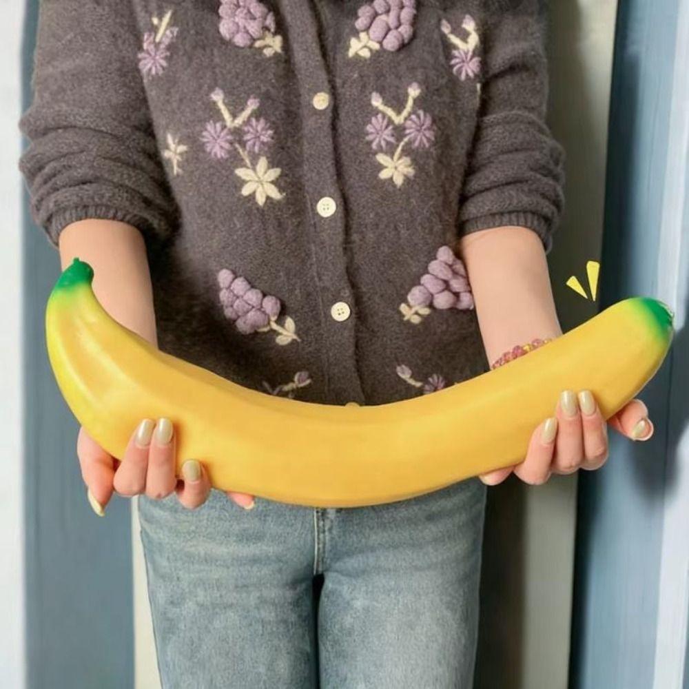 Sensory Simulated Banana Vent Toy Release Hand Slow Rebound Toy ADHD Support