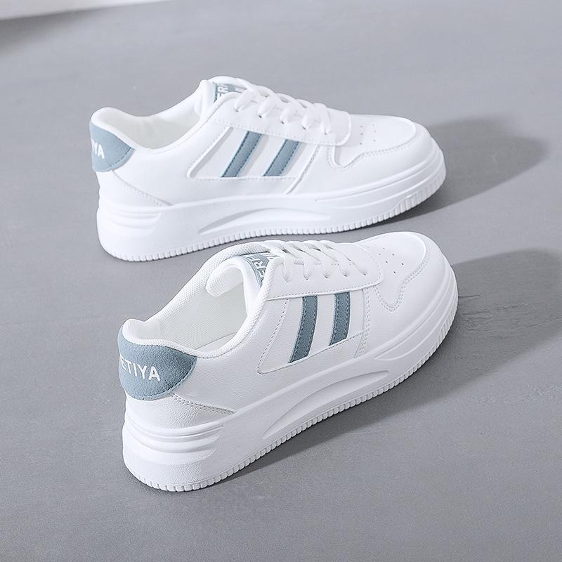 Casual Shoes Female 2023 Spring New Board Shoes Female Breathable Mesh Surface Small White Shoes Female Korean Version of A Hundred Ins Single Shoes