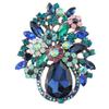 Alloy High -Grade Delicate Rhinestone Flower Brooch Lovely Pin Fashion Brooch Clothing Accessories