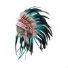 Перьевой головной убор Взрослый Индейский для Танца Карнавал Ролевая Игра Вечеринка