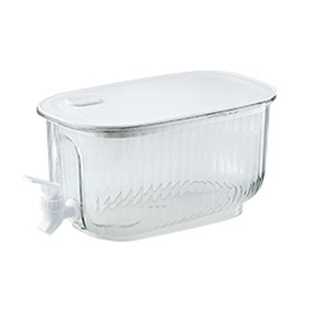 Beverage Drink Dispenser Large Capacity Food Grade Thickened Leakage Proof Cold Kettle with Faucet for Home Transparent