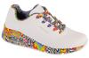 Jen Stark: Uno - Mini Drip, Womens White Sneakers