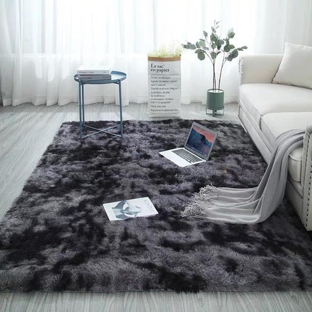 Delicate Keep Warm Home Decor Carpets For Windows And Bedsides Fluffy In The Living Room Household Plush Fashion Carpet 