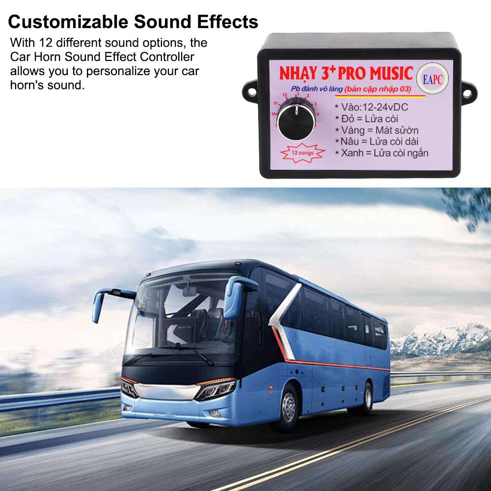 12V/24V Wireless For Boat Truck SUV Auto Trumpets With Wires and Relay Car Air Horn Set Horn Control Box Speaker Controller