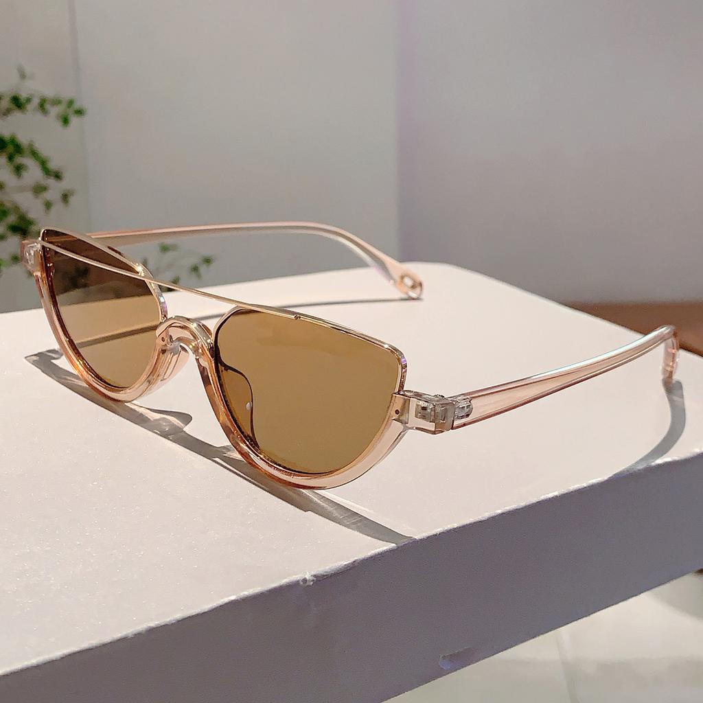 Popular Cat Eye Sunglasses Fashion Retro Korean Style Leopard Shades Women Trendy Brand Designer Stylish Sun Glasses