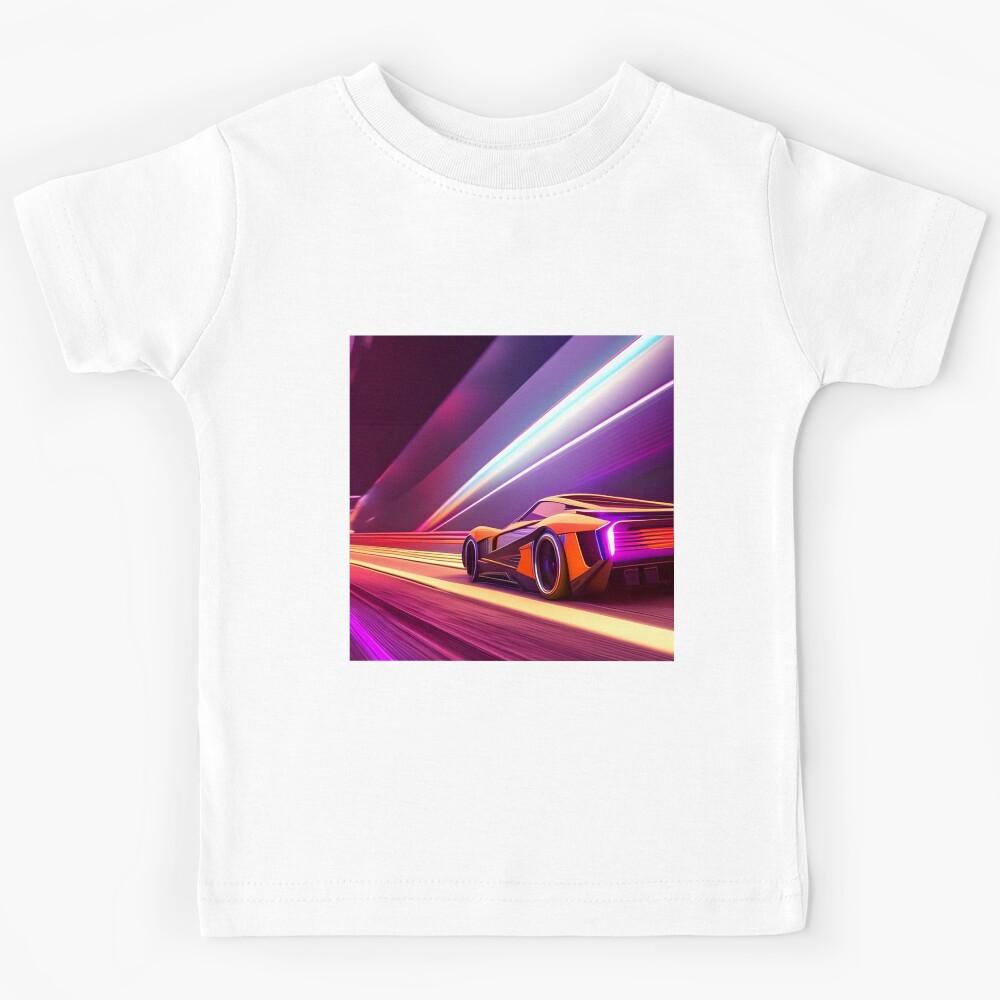 Synth City Racer Kids T-Shirt