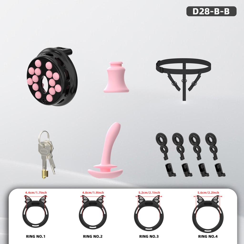 2026 New Concave Chastity Cage Negative Silicone Urethral Lock Male Penis CB Lock Sissy Restraint SM with Catheter Adult Sex Toy