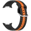 Двухцветный силиконовый ремешок для Samsung Galaxy Watch 8 44мм 40мм Оригинальный браслет Ремень Correa для Galaxy Watch 8 Classic 46мм Band