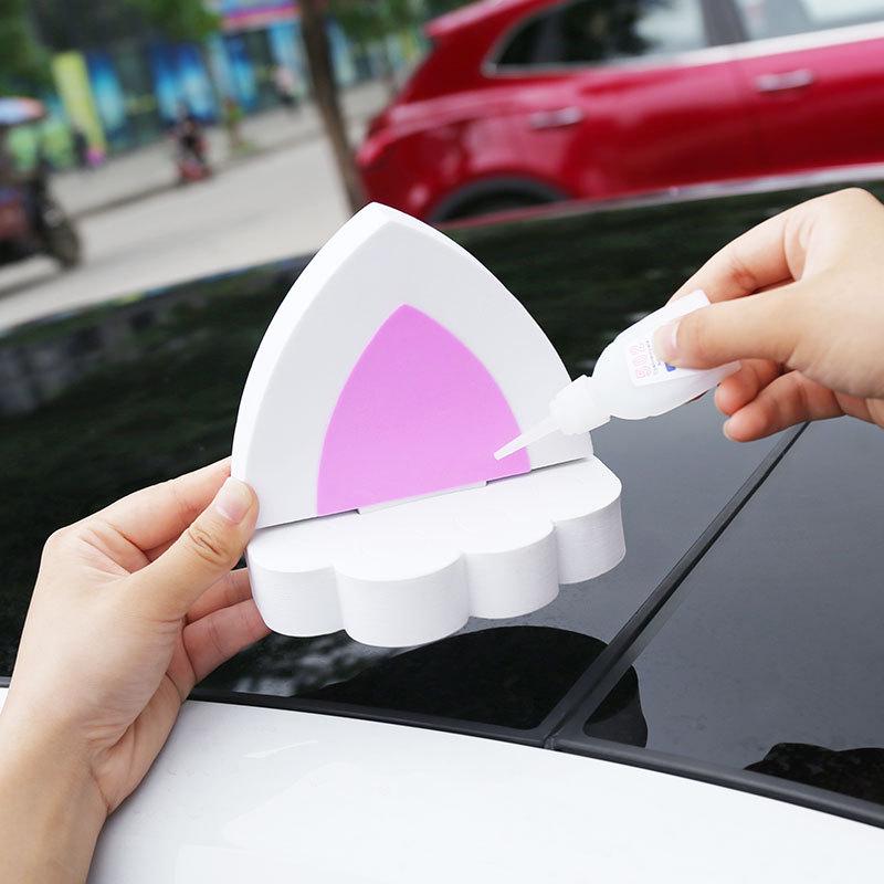 3D наклейка на крышу автомобиля Пикачу - милое, креативное внешнее украшение