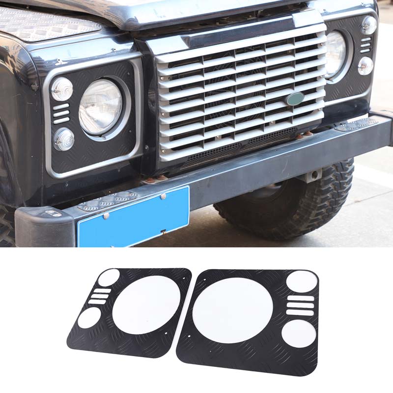 BJL1 Для Land Rover Defender 90 110 130 2004-2019 Центральная решетка Защитная сетка для фар Автомобильная защитная крышка фар Автоаксессуары