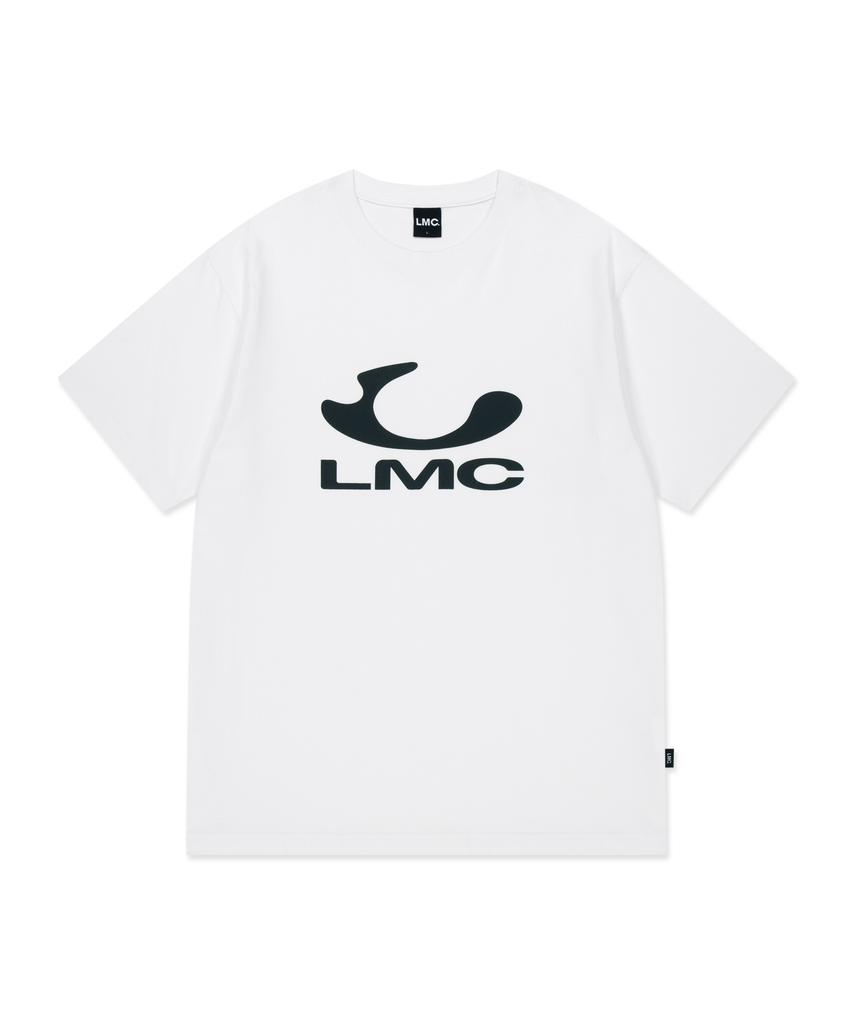 Белая футболка с логотипом-символом LMC Morph