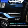 Для volvo XC90 2015- Хромированные ABS Накладка на передний противотуманный фонарь Накладка на задний противотуманный фонарь Наклейка на крышку Внешняя Наклейки на автомобиль