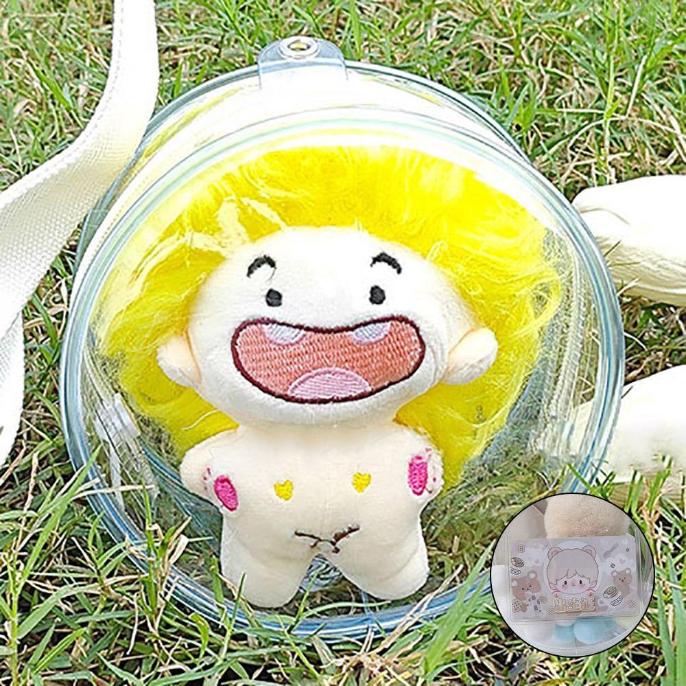 Multicolor Doll Display Box 10cm Doll Storage Case Mini Clear Outdoor Bag