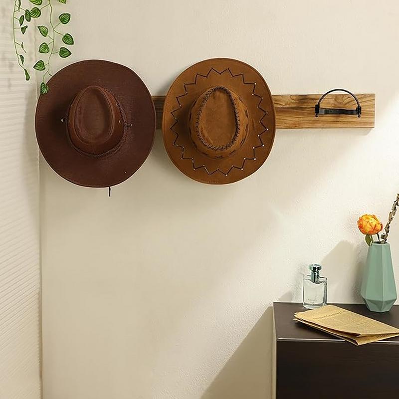 Cowboy Hat Holder Metal Wall Mounted Baseball Hats Rack Metal Hat scarf Holder Wall Mount Hats Rack Jacket Display Rack