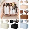 PU Leather Waterproof Big Space Makeup Bags Toiletry Organizer Bags Large Capacity Cosmetic Bags