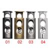 Shoelace Sportswear Apparel Sewing Stopper Cord DIY Metal Clamp Lock Toggle Double Hole Stoppers